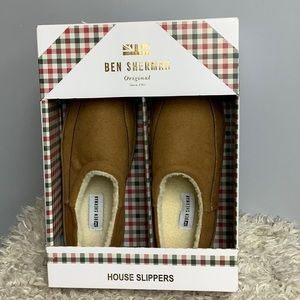 NIB Mens Ben Sherman Matt Clog House Slippers Tan Size 9
